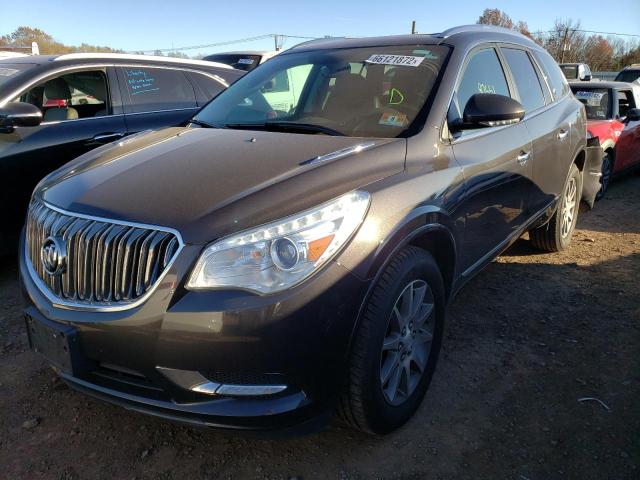 5GAKVBKD8HJ290761 - 2017 BUICK ENCLAVE CHARCOAL photo 2