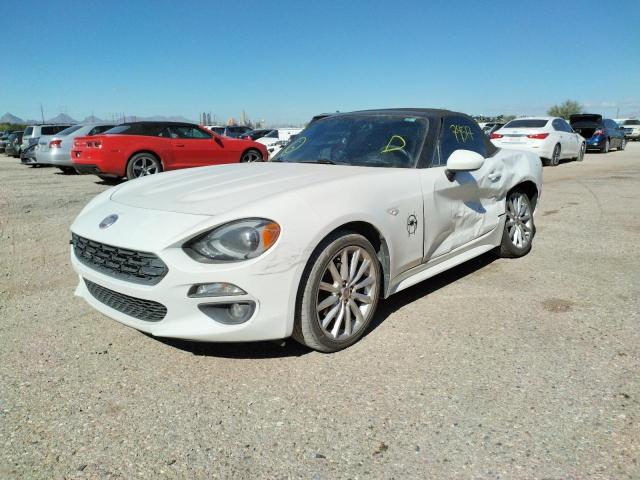 JC1NFAEK1H0103117 - 2017 FIAT 124 SPIDER WHITE photo 2