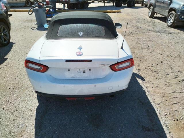 JC1NFAEK1H0103117 - 2017 FIAT 124 SPIDER WHITE photo 6