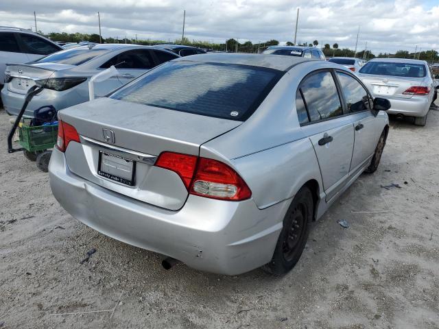 2HGFA16309H349264 - 2009 HONDA CIVIC VP GRAY photo 4