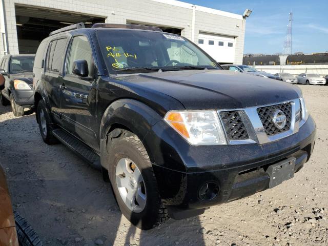 5N1AR18W77C623645 - 2007 NISSAN PATHFINDER BLACK photo 1