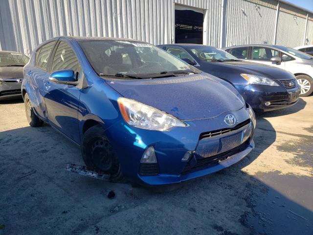 JTDKDTB35C1027361 - 2012 TOYOTA PRIUS C BLUE photo 1