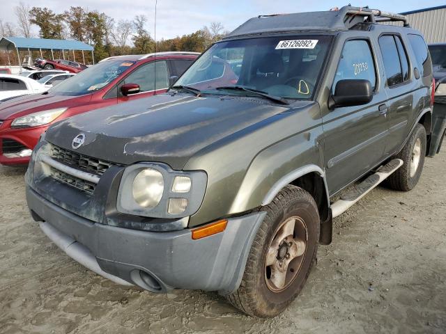 5N1ED28TX3C633091 - 2003 NISSAN XTERRA GREEN photo 2