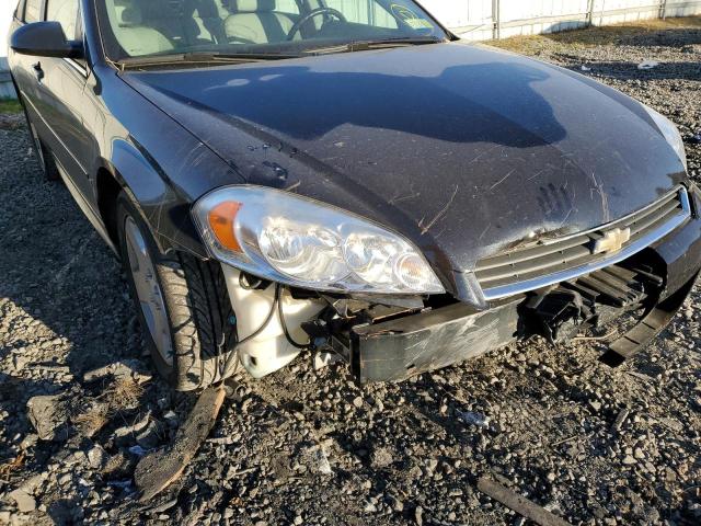 2G1WV58NX81361530 - 2008 CHEVROLET IMPALA 50T BLACK photo 9