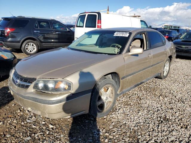 2G1WF52E959287360 - 2005 CHEVROLET IMPALA TAN photo 2