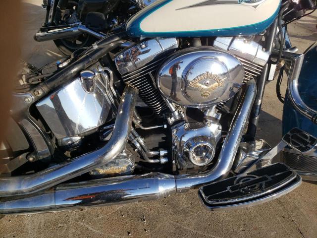 1HD1BWB161Y048434 - 2001 HARLEY-DAVIDSON FLSTCI TEAL photo 5