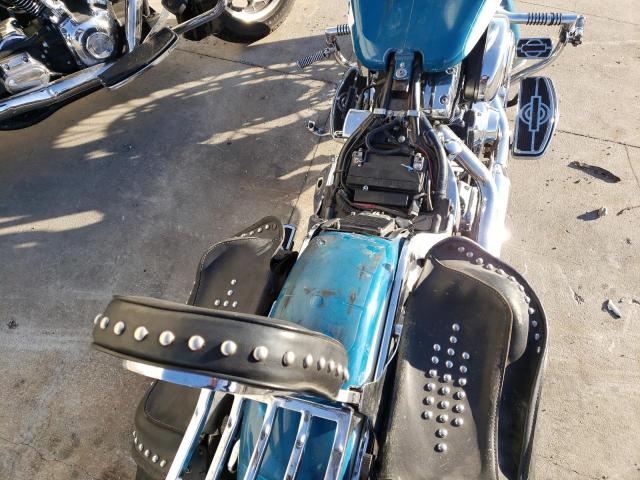 1HD1BWB161Y048434 - 2001 HARLEY-DAVIDSON FLSTCI TEAL photo 6