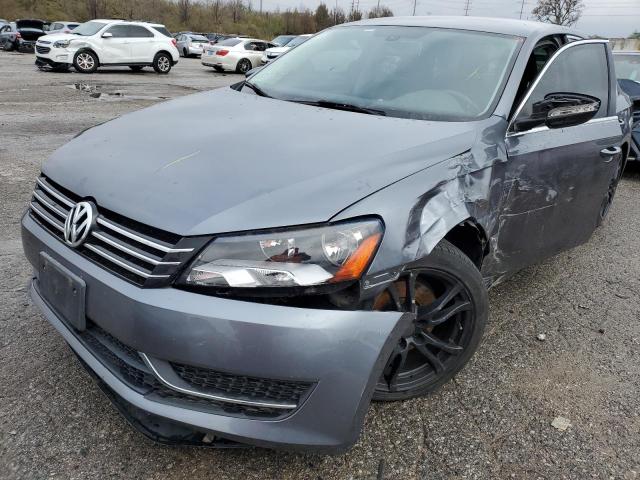 1VWBP7A3XCC043685 - 2012 VOLKSWAGEN PASSAT SE GRAY photo 1