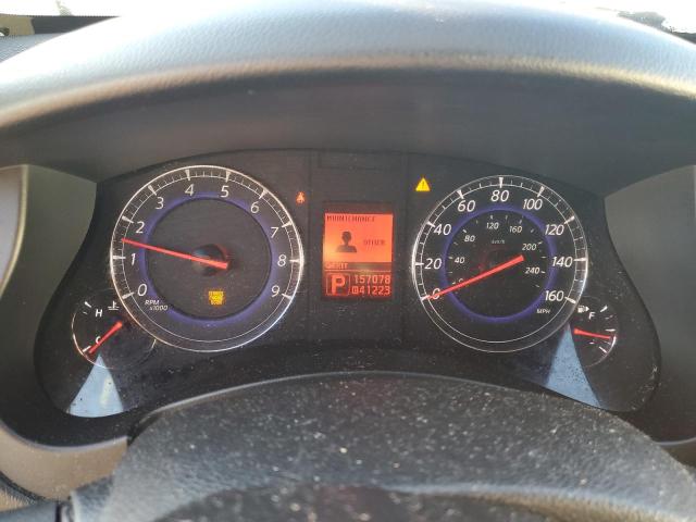 JNKAJ09F49M952206 - 2009 INFINITI EX35 BASE Արծաթագույն լուսանկար 9