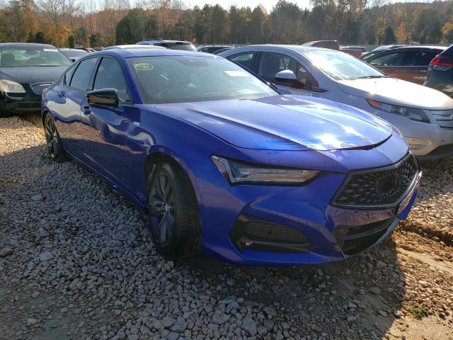 19UUB5F51MA015314 - 2021 ACURA TLX TECH A BLUE photo 1