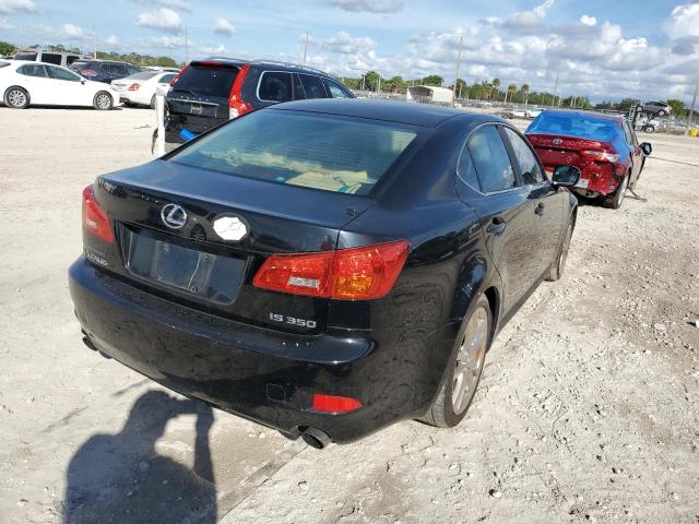 JTHBE262562005849 - 2006 LEXUS IS 350 BLACK photo 4