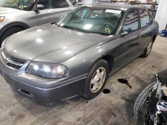 2G1WF52E249399156 - 2004 CHEVROLET IMPALA GRAY photo 9