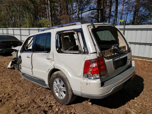 5LMEU68H44ZJ26380 - 2004 LINCOLN AVIATOR 白色 照片 2