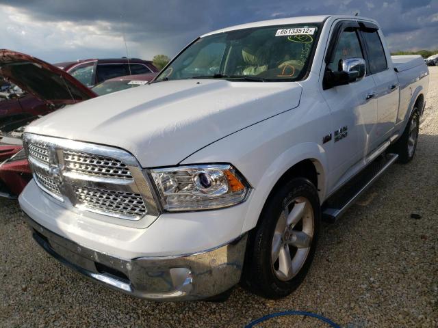 1C6RR6JT8HS590531 - 2017 RAM 1500 LARAM WHITE photo 2