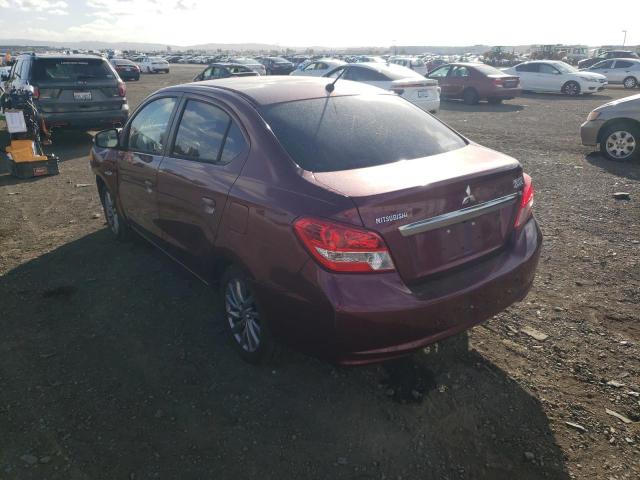 ML32F4FJXHH003888 - 2017 MITSUBISHI MIRAGE G4 BURGUNDY photo 3