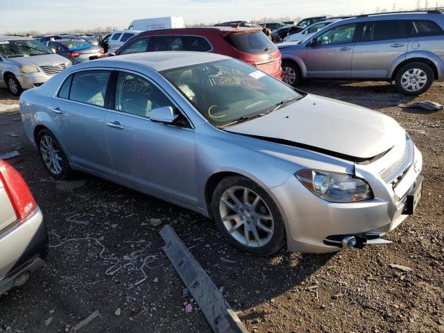1G1ZG5E74CF165159 - 2012 CHEVROLET MALIBU LTZ ვერცხლისფერი ფოტო 4