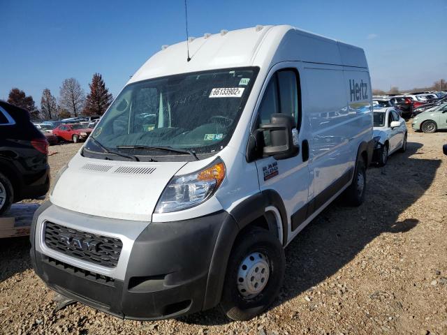 3C6TRVBG3LE103359 - 2020 RAM PROMASTER WHITE photo 1