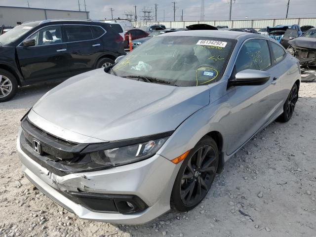 2HGFC4B87KH310030 - 2019 HONDA CIVIC SPOR SILVER photo 2