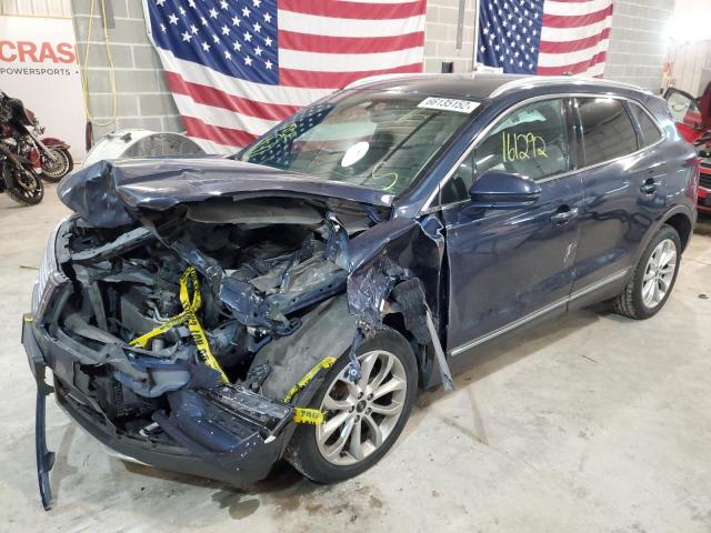 5LMCJ1A93FUJ01654 - 2015 LINCOLN MKC BLUE photo 2