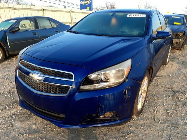 1G11C5SA0DU103859 - 2013 CHEVROLET MALIBU 1LT 蓝色 照片 2