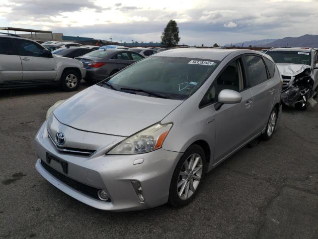 JTDZN3EUXC3110465 - 2012 TOYOTA PRIUS V SILVER photo 2