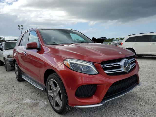 4JGDA5GB6GA670493 - 2016 MERCEDES-BENZ GLE 400 4M RED photo 1