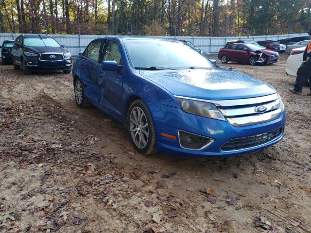 3FAHP0JA7CR280578 - 2012 FORD FUSION BLUE photo 1