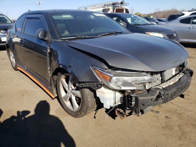 JTKJF5C72E3079341 - 2014 TOYOTA SCION TC GRAY photo 1