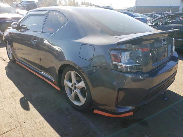 JTKJF5C72E3079341 - 2014 TOYOTA SCION TC GRAY photo 3