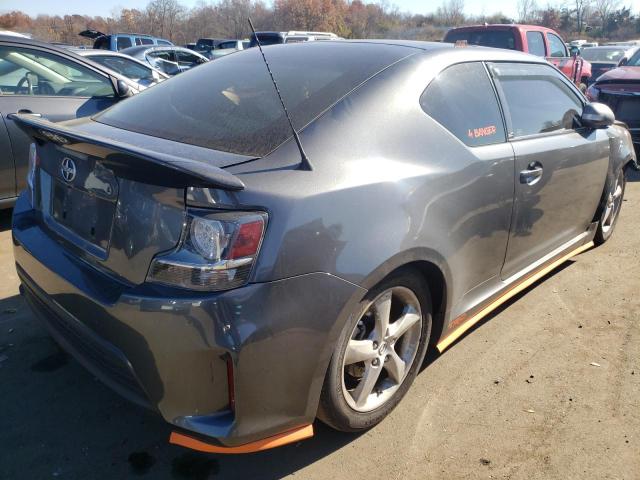 JTKJF5C72E3079341 - 2014 TOYOTA SCION TC GRAY photo 4