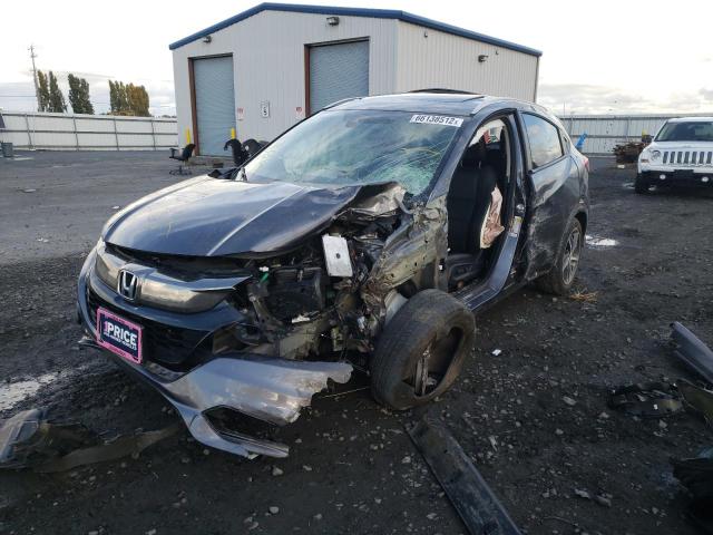 3CZRU6H97KM716101 - 2019 HONDA HR-V TOURI GRAY photo 2