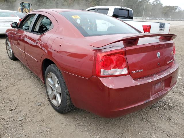 2B3CA9CV4AH300905 - 2010 DODGE CHARGER RA RED photo 3