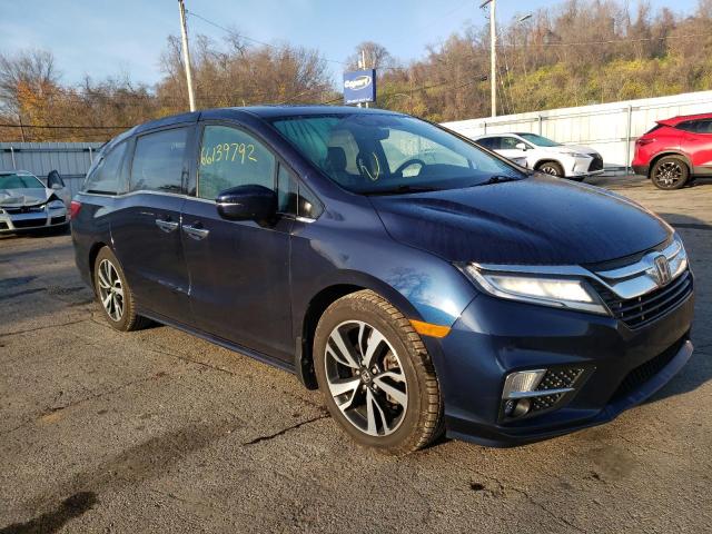 5FNRL6H93KB005623 - 2019 HONDA ODYSSEY EL BLUE photo 1