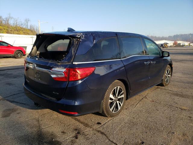 5FNRL6H93KB005623 - 2019 HONDA ODYSSEY EL BLUE photo 4