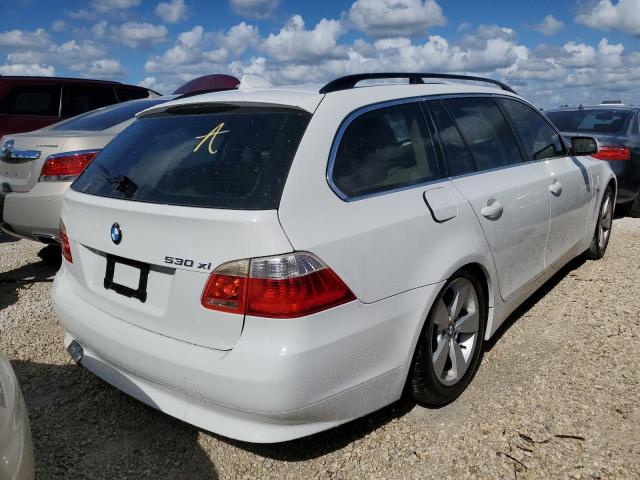 WBANN73566CN00501 - 2006 BMW 530 XIT WHITE photo 4