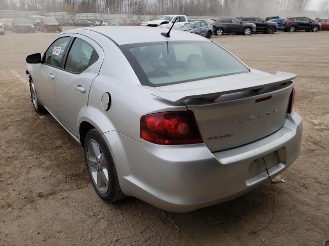 1B3BD2FG9BN566078 - 2011 DODGE AVENGER LU SILVER photo 3