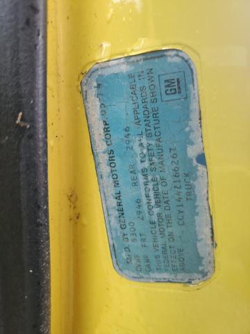 CCY144Z166267 - 1974 CHEVROLET 2D YELLOW photo 10