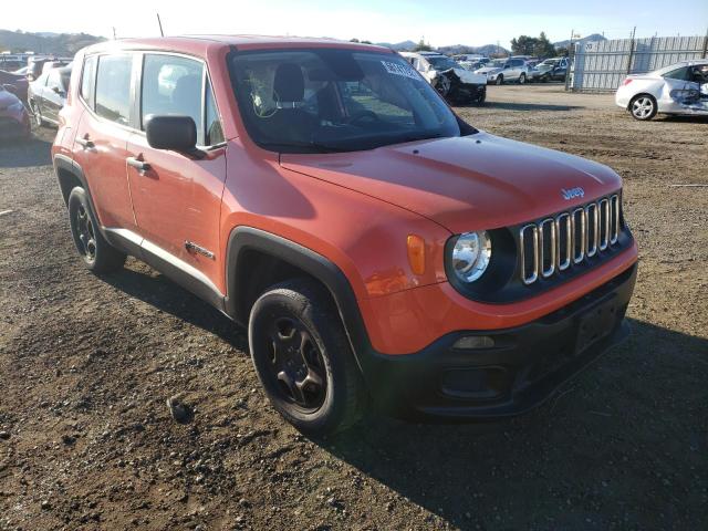 ZACCJBAB2JPH93125 - 2018 JEEP RENEGADE S ORANGE photo 1