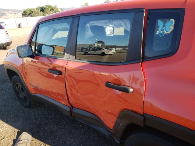 ZACCJBAB2JPH93125 - 2018 JEEP RENEGADE S ORANGE photo 9