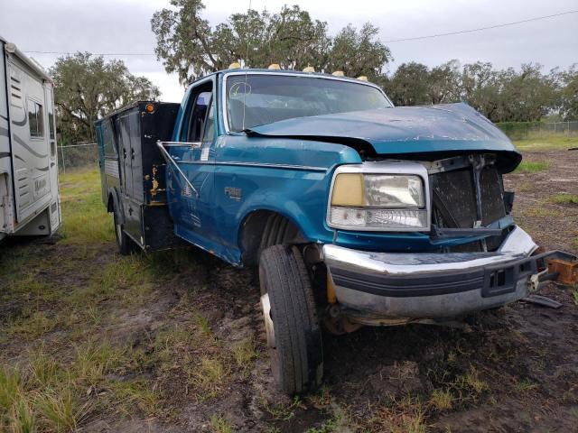 3FELF47F4VMA36122 - 1997 FORD F SUPER DU BLUE photo 4