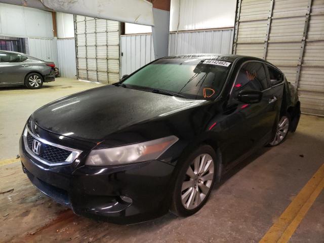 1HGCS22859A012742 - 2009 HONDA ACCORD EXL BLACK photo 2