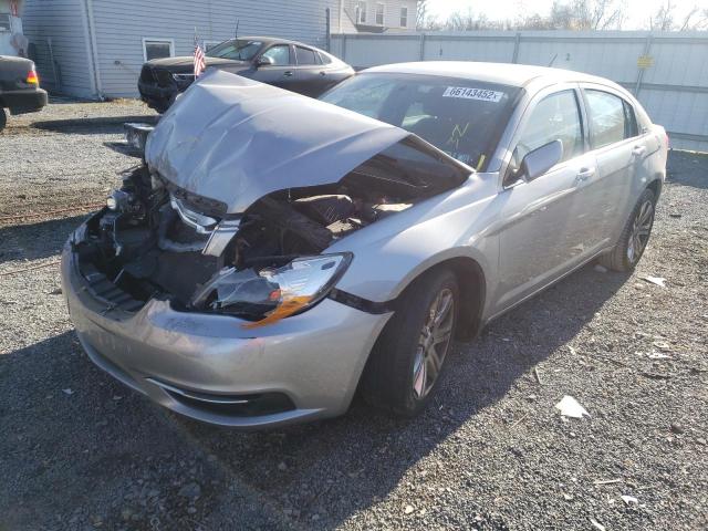 1C3CCBAB8DN669629 - 2013 CHRYSLER 200 LX SILVER photo 2