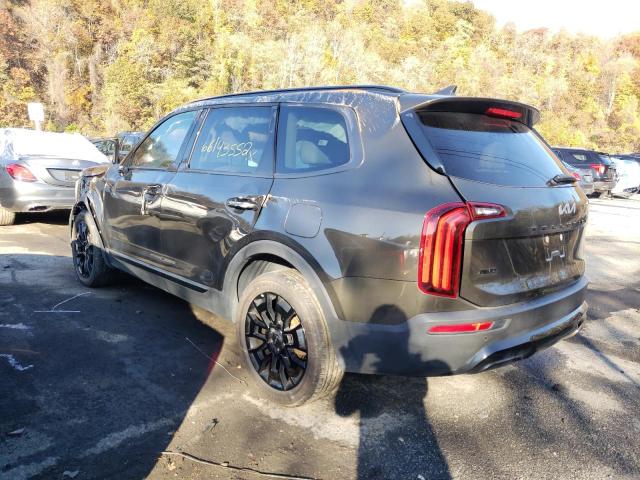 5XYP3DHCXNG219190 - 2022 KIA TELLURIDE CHARCOAL photo 3