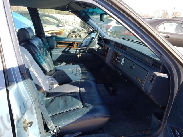 1G6CD53B0N4272885 - 1992 CADILLAC DEVILLE BLUE photo 5