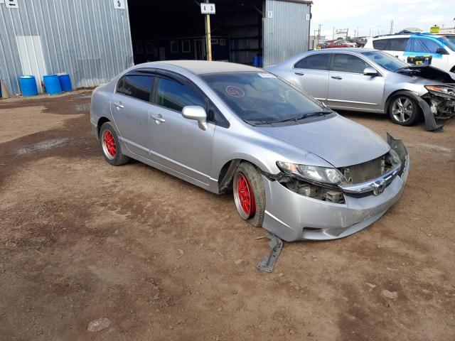 19XFA1F66AE008394 - 2010 HONDA CIVIC LX-S Szary zdjęcie 1