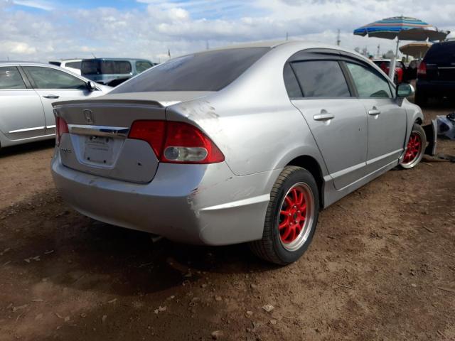19XFA1F66AE008394 - 2010 HONDA CIVIC LX-S Szary zdjęcie 4
