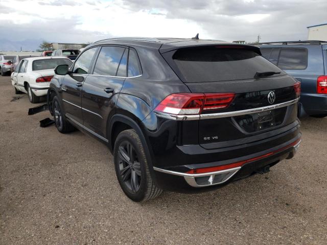 1V2ME2CA2MC200223 - 2021 VOLKSWAGEN ATLAS CROS Черный фото 3