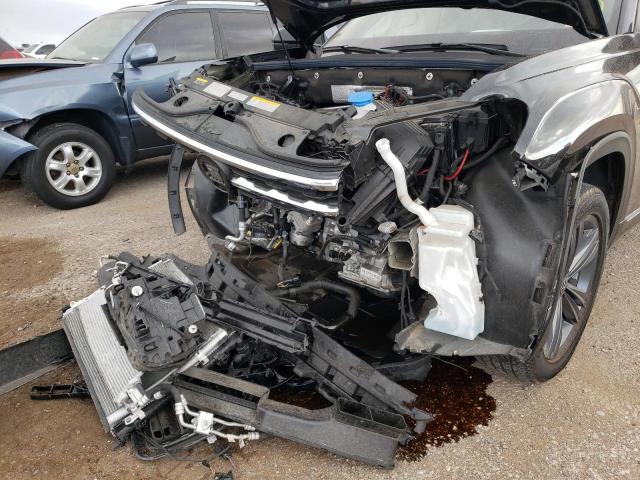 1V2ME2CA2MC200223 - 2021 VOLKSWAGEN ATLAS CROS Черный фото 9