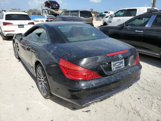 WDDJK6GA8JF051542 - 2018 MERCEDES-BENZ SL 450 BLACK photo 3