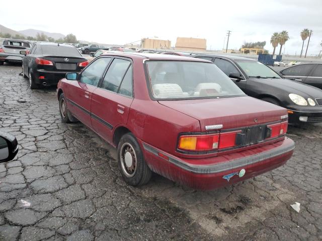 JM1BG224XL0115533 - 1990 MAZDA PROTEGE SE MAROON photo 2